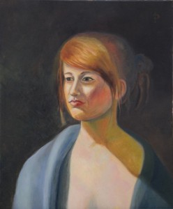 Portrait - 0,50 m x 0,60 m - Öl auf Leinwand