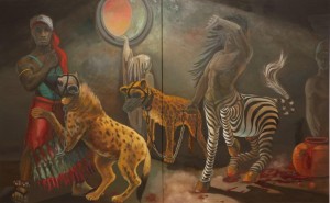 Enigma - 1,50 m x 2,40 m - Öl auf Leinwand