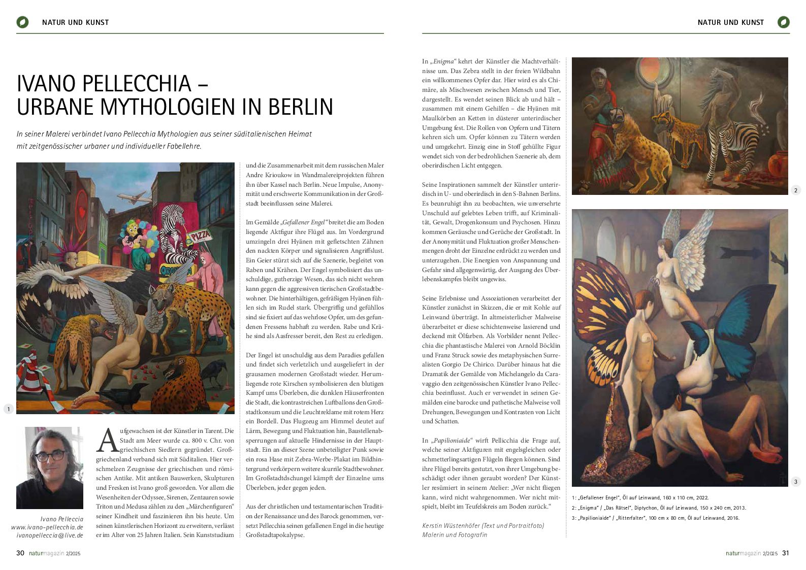 Ivano Pellecchia - Presse Artikel - Natur und Kunst